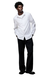 Top pour hommes de qualité supérieure tendance coupe régulière marque personnalisée confort porter lin coton mélangé texturé chemises à col à manches longues - Product Image 6