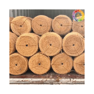 100% fibre de coco naturelle ficelle de noix de coco brune naturelle corde en fibre de coco respectueux de l'environnement prix bon marché - Product Image 1