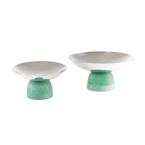 Bol de service au chocolat luxueux Bol à chocolat design en argent Style élégant Fêtes d'anniversaire de mariage Bol de service au chocolat - Product Image 1