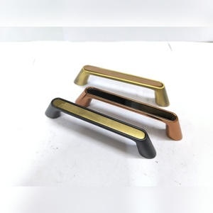 Poignées de meubles modernes et simples en alliage de zinc pour armoires de cuisine, tiroirs de chambre à coucher, commodes, usage scolaire - Extérieur - Product Image 4