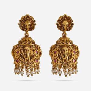ต่างหูมุกสวยงามสไตล์โบราณเหนือกาลเวลา - Product Image 1