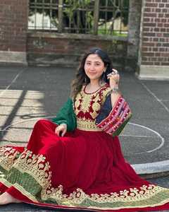 <b>High</b> Quality Handmade Women's Afghan Heavy Weight Vintage Kuchi <b>Dresses</b> for <b>Wedding</b> & Party Wear Customizable Colors & Sizes - Product Image 3