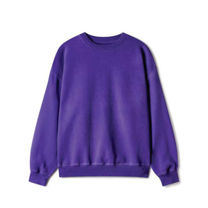 Sweat-shirt à col rond pour hommes avec logo personnalisé OEM meilleure qualité Sweat-shirt pour hommes avec logo personnalisé brodé en relief et impression bouffante - Product Image 1