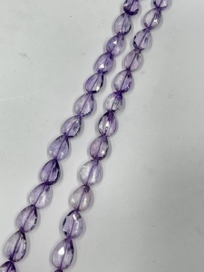 Perles de quartz améthyste rose naturel facettées en forme de goutte, brin de 16 pouces, 6x8-9x13mm, perçage droit, qualité AAA, fabrication de bijoux tendance - Product Image 5