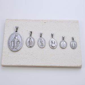 Colgantes religiosos católicos <span class=keywords><strong>de</strong></span> 18 quilates personalizados, colgantes <span class=keywords><strong>de</strong></span> <span class=keywords><strong>Virgen</strong></span> <span class=keywords><strong>de</strong></span> <span class=keywords><strong>Guadalupe</strong></span>, <span class=keywords><strong>Virgen</strong></span> María, para fabricación <span class=keywords><strong>de</strong></span> joyas DIY - Product Image 3