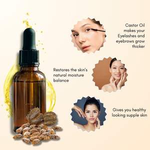 Aceite de ricino prensado en frío puro 100% de suministro del fabricante para el crecimiento del cabello y aceite portador de aroma a granel - Product Image 2