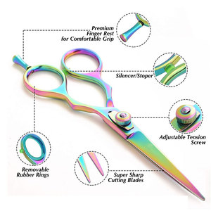 OEM Professional Right-Handed Stainless <b>Barber</b> Scissors <b>Set</b> New Design Beauty Tool - Product Image 2