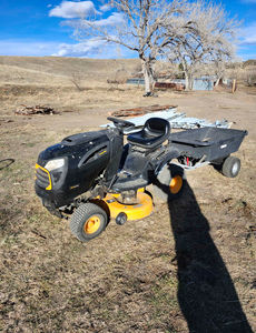 Tracteur à gazon autoporté 15 CV 4 roues motrices à transmission automatique avec plateau de coupe de 42 pouces pour G261-HD-54, garantie 2 ans, moteur principal de tracteur à roues - Product Image 4