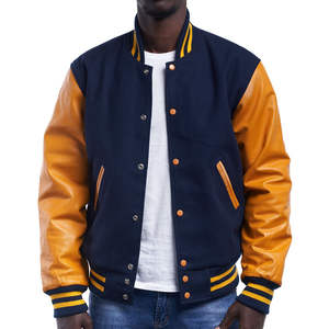Comfort Fit Varsity <b>Jacket</b> Leather Sleeves OEM Team Fashion Warm Durable Outerwear Ideal For Daily Wear <b>Travel</b> School Work - Product Image 1
