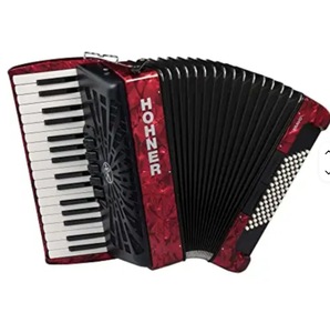 Nuevo acordeón Bravo III 72 con fuelle azul negro - Product Image 6