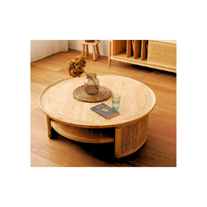 Table en rotin naturel Meubles artisanaux en rotin et osier de haute qualité en rotin avec logo personnalisé Fabriqué au Vietnam Fabricant - Product Image 5