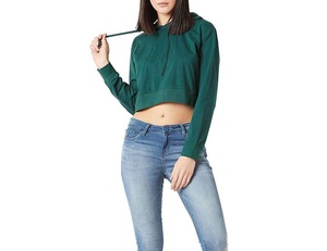 Nuevo estilo, logotipo personalizado, Sudadera con capucha de lana de manga larga de invierno de longitud regular sólida informal para mujer, pantalones apilados para correr - Product Image 5