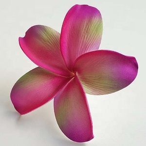 Meilleure vente, haute qualité, excellent produit, fleur de mousse de plumeria artificielle faite à la main avec impression de motif de tatouage unique spécial - Product Image 4