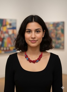 Conjunto de collares de madera de tendencia, gargantillas de eslabones de estilo personalizado, forma de bola Natural, bordado colorido, cuentas de vidrio de semilla, joyería de fiesta - Product Image 6