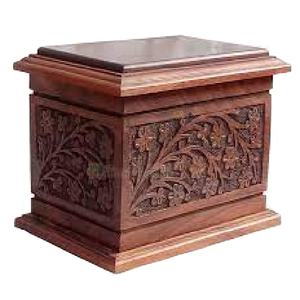 High Quality Elegant Luxury Handmade Wooden Pet Urn 2022 Hot Selling Luxury Commemorative Cremation Wooden Pet Urn With Lid - Product Image 1