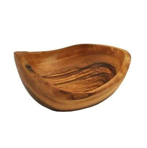 Tazón de madera de mango premium hecho a mano con acabado natural, ideal para ensaladas, frutas, pasta, aperitivos, cocina rústica, decoración de comedor. - Product Image 1