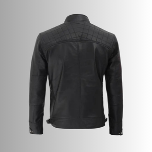 เสื้อแจ็คเก็ตหนังวัวแท้ คุณภาพสูง ปี 2025 สำหรับผู้ชาย ขายส่ง รับผลิตตามแบบ แจ็คเก็ตหนังแท้แฟชั่นสำหรับผู้ชาย - Product Image 6