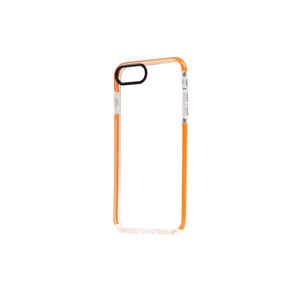 MSRA Punto Series Premium Silicone Protective <b>Case</b> for iPhone 8 Plus Orange Soft Silicon Back Cover Phone Protection A53 <b>SE</b> - Product Image 1