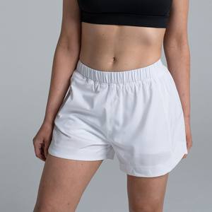 Mini traje de baño de playa informal de verano para mujer, pantalones cortos calientes, secado rápido, elástico, cintura media, teñido liso, logotipo personalizado, diseño de tabla de Surf - Product Image 1