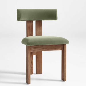 เก้าอี้รับประทานอาหารโรงแรมและร้านอาหารที่ทันสมัยวัสดุไม้และผ้าครีมสำหรับเฟอร์นิเจอร์ห้องรับประทานอาหาร - Product Image 4