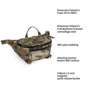 Votagoo X-Pac Nylon Tactical Fanny <strong>Bag</strong> Casual Cycling Hiking Day White Carry <strong>Bags</strong> Tech &amp; Trekking Pack Waist Ski Sling <strong>Bags</strong> - Product Image 2