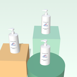 ขวดปั๊มพลาสติก PET ขนาด300มล. โถเครื่องสำอางพร้อมตราประทับพิมพ์โลโก้ปรับแต่งได้สำหรับจัดเก็บของเหลวเวียดนาม - Product Image 2