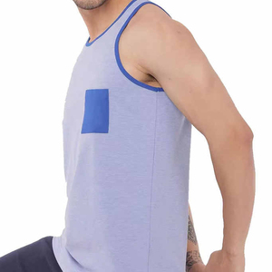 Camiseta Deportiva de Gimnasio para Hombre, Chaleco Deportivo Transpirable de Punto, Compresión, Talla Grande, para Fisicoculturismo - Product Image 6