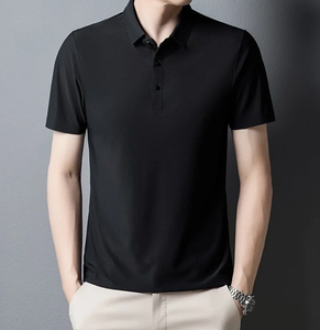 Vente en gros de haute qualité polo uni à manches courtes pour hommes-polos imprimés personnalisés-vêtements pour hommes - Product Image 6