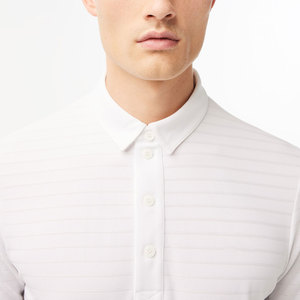 Algodón de alta calidad transpirable Vintage de manga corta para Polo Golf Shirt para hombres Ropa de verano personalizada con patrón sólido Jersey - Product Image 3