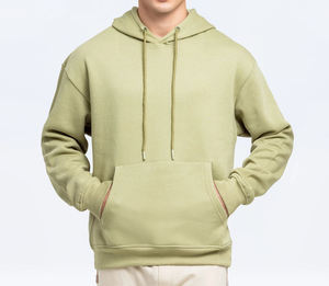 OEM Sweatshirts surdimensionnés unis grande taille Vente en gros Impression personnalisée Logo 3D en relief Sweat à capuche d'hiver pour hommes - Product Image 5