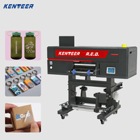 Imprimante DTF UV A3 automatique à 3 têtes Epson XP600, machine d'impression d'étiquettes en cristal, imprimante de transfert d'autocollants 3D pour bouteilles