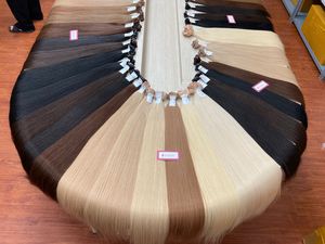 Color de mezcla de pelo de trama plana de calidad de lujo vietnamita crudo sin derramamiento sin enredos - Product Image 2