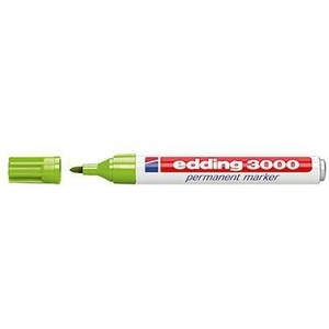 Marcadores Permanentes Edding 3000 Verde Claro, 1.5-3mm, Duraderos para un Uso Prolongado - Product Image 1