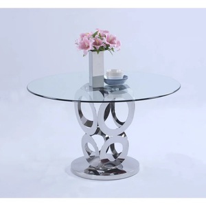 2026 Branded Home Furniture Top <b>Dining</b> Room <b>Table</b> Set Modern Design Extendable Marble Top Stainless Steel <b>Dining</b> <b>Table</b> - Product Image 6