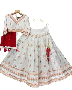Collection de stylistes indiens pour femme mariée, vêtements traditionnels lehenga choli