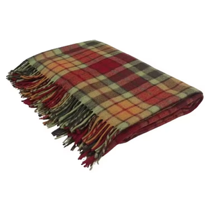 Manta de tartán de otoño Buchanan de lana suave de venta superior ropa de cama cómoda, elegante y de calidad superior - Product Image 5