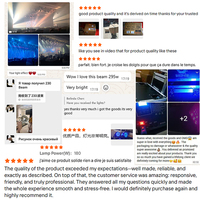 5 unidades de 80W RGB, 6 unidades de 10W, tira de LED amarillo dorado, DMX512, efecto de haz, destello, rotación infinita, luz de cabeza móvil tipo ojo de abeja, IP33, 26 canales