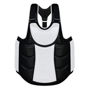 Protecteur de poitrine personnalisé pour la boxe professionnelle, équipement sportif pour les arts conjugaux, protecteur du corps en matériau PU - Product Image 3