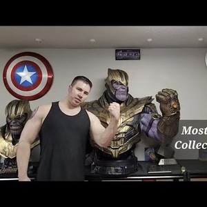 Popular 113cm personaje decorativo fibra de vidrio <span class=keywords><strong>Thanos</strong></span> estatua resina busto estatua a la venta en Stock - Product Image 5