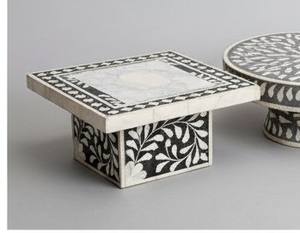 Moldes para Soportes de Pastel Cuadrados Hechos a Mano con Incrustaciones de Hueso, Ecológicos, de Alta Demanda, para Interiores de Lujo, Tamaño Personalizado - Product Image 5