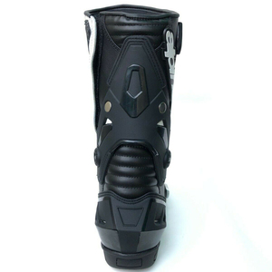 Chaussures de course de moto Bottes d'équitation en cuir imperméables et respirantes pour hommes Bottes de motard Service OEM - Product Image 6