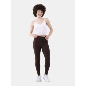 Pantalones recortados de estilo veraniego para mujer, pantalones elásticos grandes de talla grande 7XL, pantalones de Modal suave en colores caramelo con cintura con logotipo técnico cosido - Product Image 5