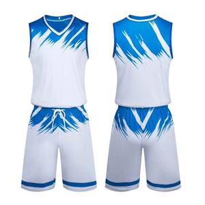 Dernière conception OEM ODM Service uniformes de basket-ball pour les vêtements d'équipe impression par sublimation maillot de basket-ball et short ensemble uniforme - Product Image 1