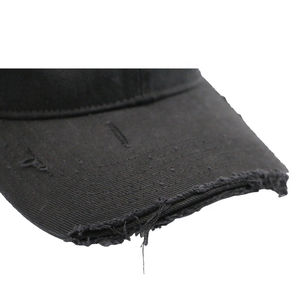 Venta al por mayor de gorras de béisbol lavadas desgastadas para los hombres de alta calidad deportes de moda sombrero para la playa al aire libre uso personalizable gorra en blanco - Product Image 6