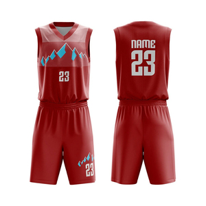 Nouvel arrivage d'uniforme de basket-ball imprimé professionnel Polyester de haute qualité équipement d'entraînement à séchage rapide conception respirante confortable - Product Image 1