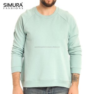 เสื้อสเวตเชิ้ตยูนิเซ็กซ์คุณภาพสูง ดีไซน์ล่าสุด ผลิตตามสั่ง (OEM) ไซส์ใหญ่ แห้งเร็ว สีพื้น ผ้าฝ้ายผสมโพลีเอสเตอร์เทอร์รี่ ขายส่ง - Product Image 5