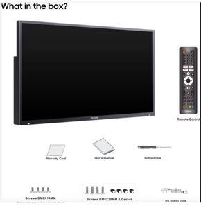BEST Outdoor TV, 55 Inch 4K UHD 1000 Nit Brightness, Waterproof Outdoor for Partial Sun, Ideal for Patio - Product Image 1