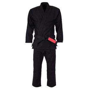 Uniforme de Karate Blanco con Cinturón Negro para Adultos Unisex, 100% Algodón, Ropa Duradera para Artes Marciales, Kimono de Jiu Jitsu - Product Image 5