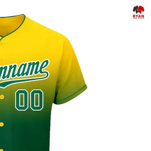 Camiseta de béisbol moderna Unisex sólida de talla grande tela suave al tacto ajuste a medida Premium Diseño de equipo personalizado construcción duradera deportiva - Product Image 4