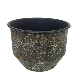 Macetas grandes de Metal para flores, macetas decorativas modernas con revestimiento de polvo de hierro para el hogar y el jardín para uso en interiores/exteriores - Product Image 6